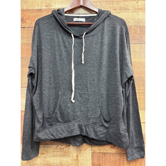 Abercrombie & Fitch Womens Charcoal Gray Hoodie Size L - Picture 3 of 9